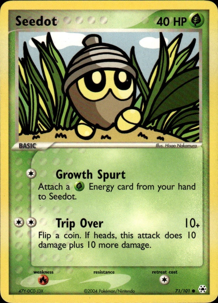 Seedot Common Hidden Legends 71/101 NM
