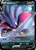 Malamar V Holo Ultra Rare SWSH02: Rebel Clash 121/192 NM