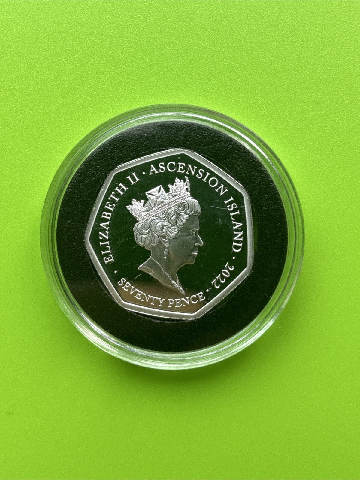 Queen Elizabeth II Platinum Jubilee 70 pence coin- limited mintage coin - MINT