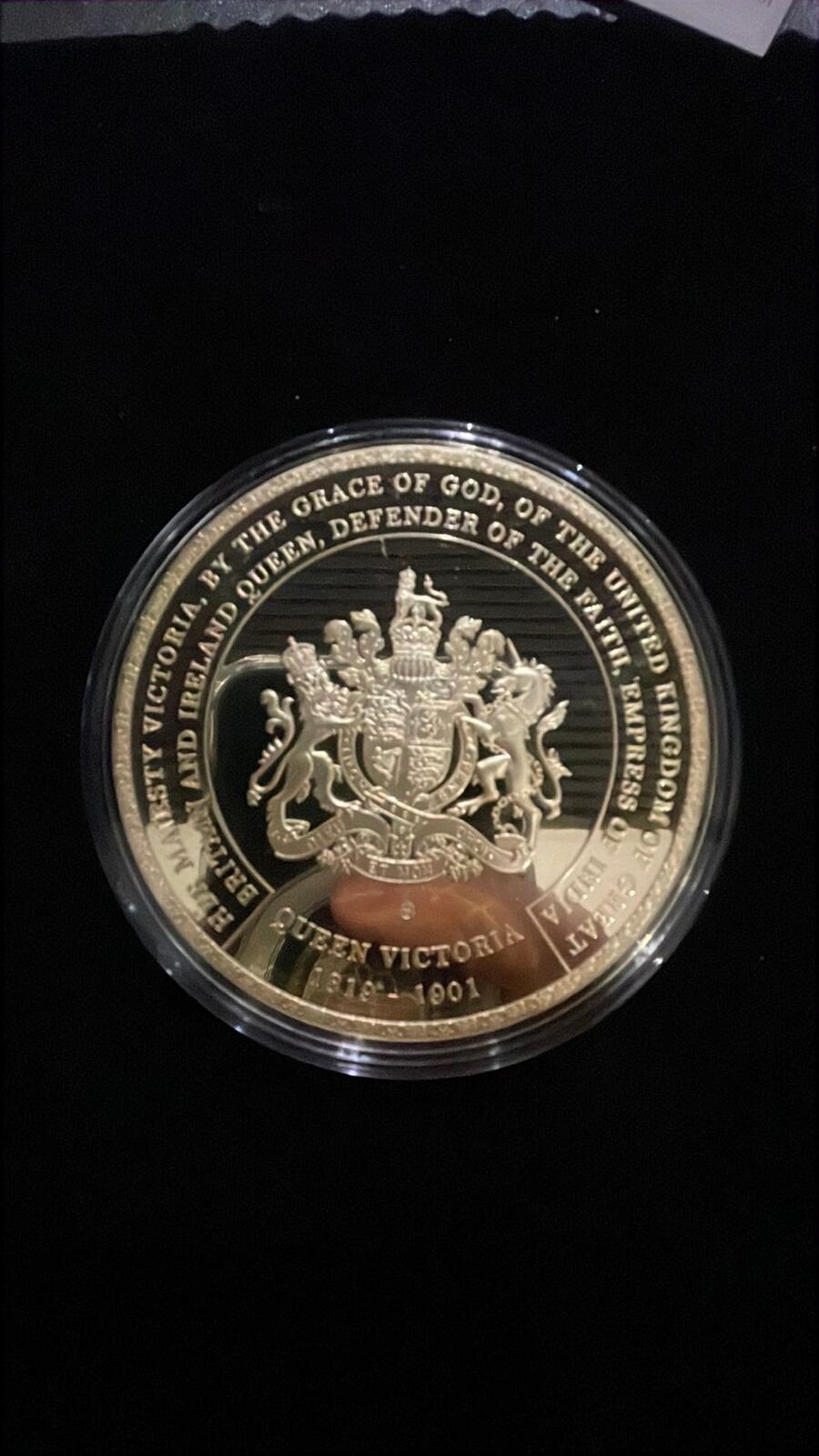 Queen Victoria Commemorative Gold Plated Proof Coin 2019