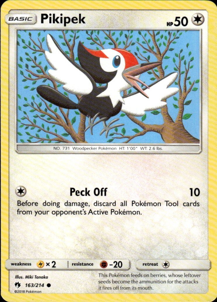 Pikipek (163) Common SM - Lost Thunder 163/214 NM
