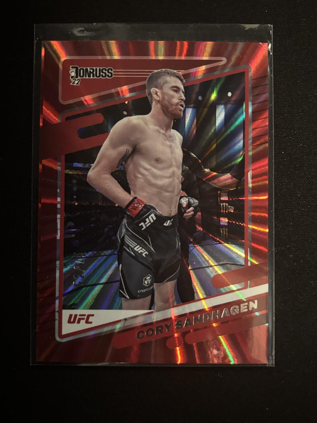 Cory Sandhagen Holo Red Laser Donruss UFC - 37 NM - 52/75