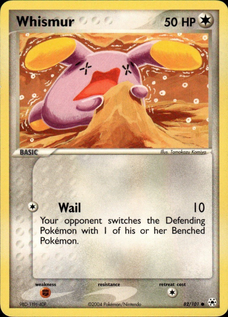 Whismur Common Hidden Legends 82/101 NM