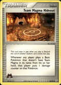 Team Magma Hideout Uncommon Team Magma vs Team Aqua 83/95 NM