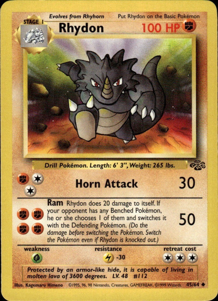 Rhydon Unlimited Uncommon Jungle 45/64 NM
