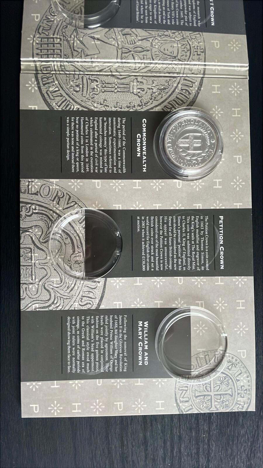 Heritage Proof Historic Crown Collection Silver Coins
