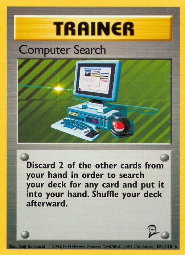 Computer Search Rare Base Set 2 101/130 NM