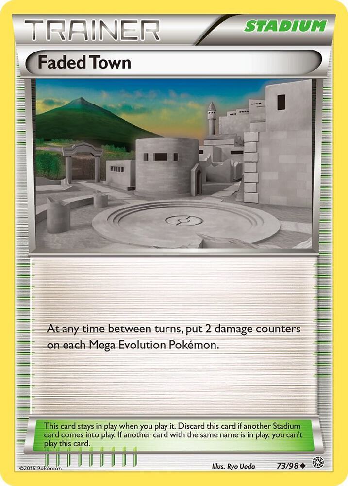 Faded Town Reverse Holo Uncommon XY - Ancient Origins 73/98 NM