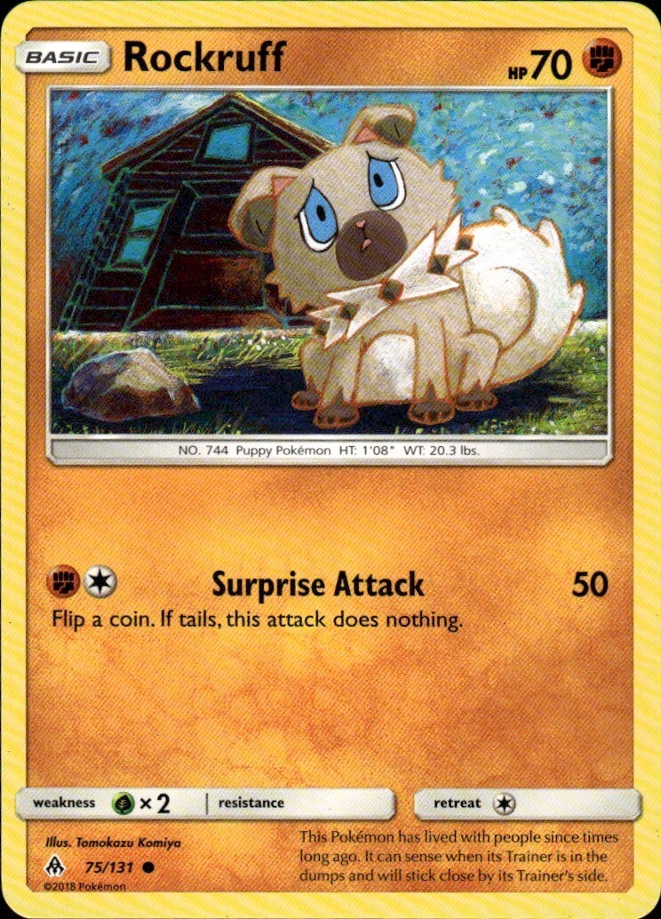 Rockruff Common SM - Forbidden Light 75/131 NM