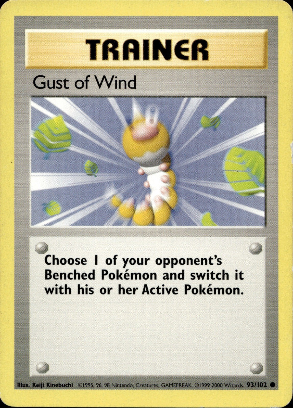 Gust of Wind Common Base Set 093/102 NM