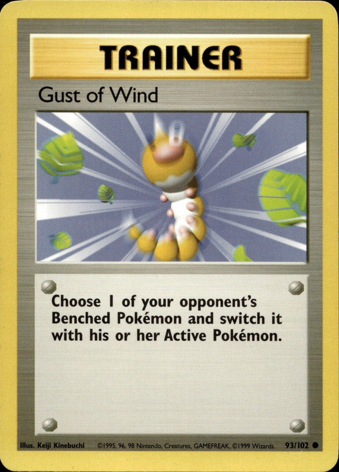 Gust of Wind Common Base Set 093/102 NM