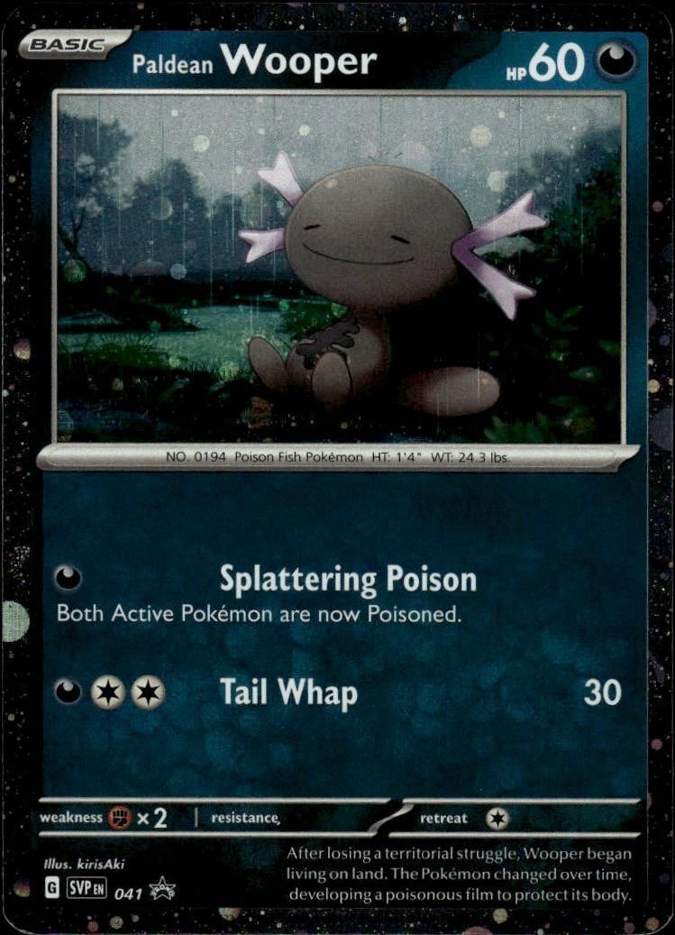 Paldean Wooper Holo Promo SV: Scarlet & Violet Promo Cards 041 NM
