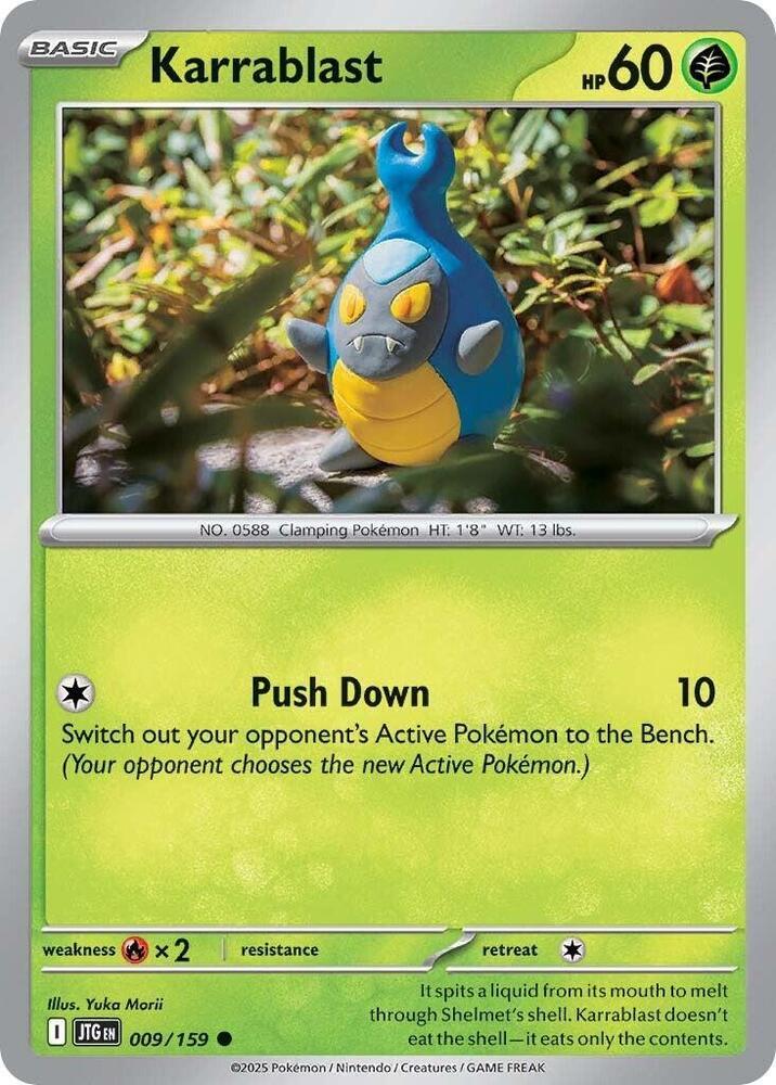 Karrablast Common SV09: - Yuka Morii Art -Journey Together 009/159 NM