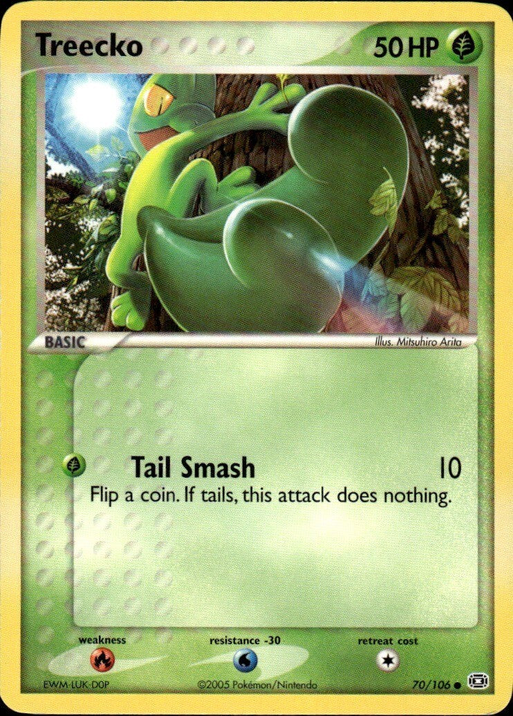 Treecko Common Emerald 70/106 NM