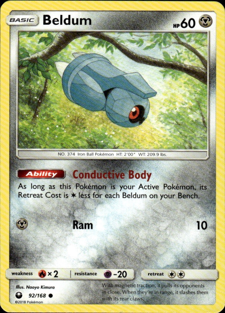 Beldum (92) Common SM - Celestial Storm 92/168 NM