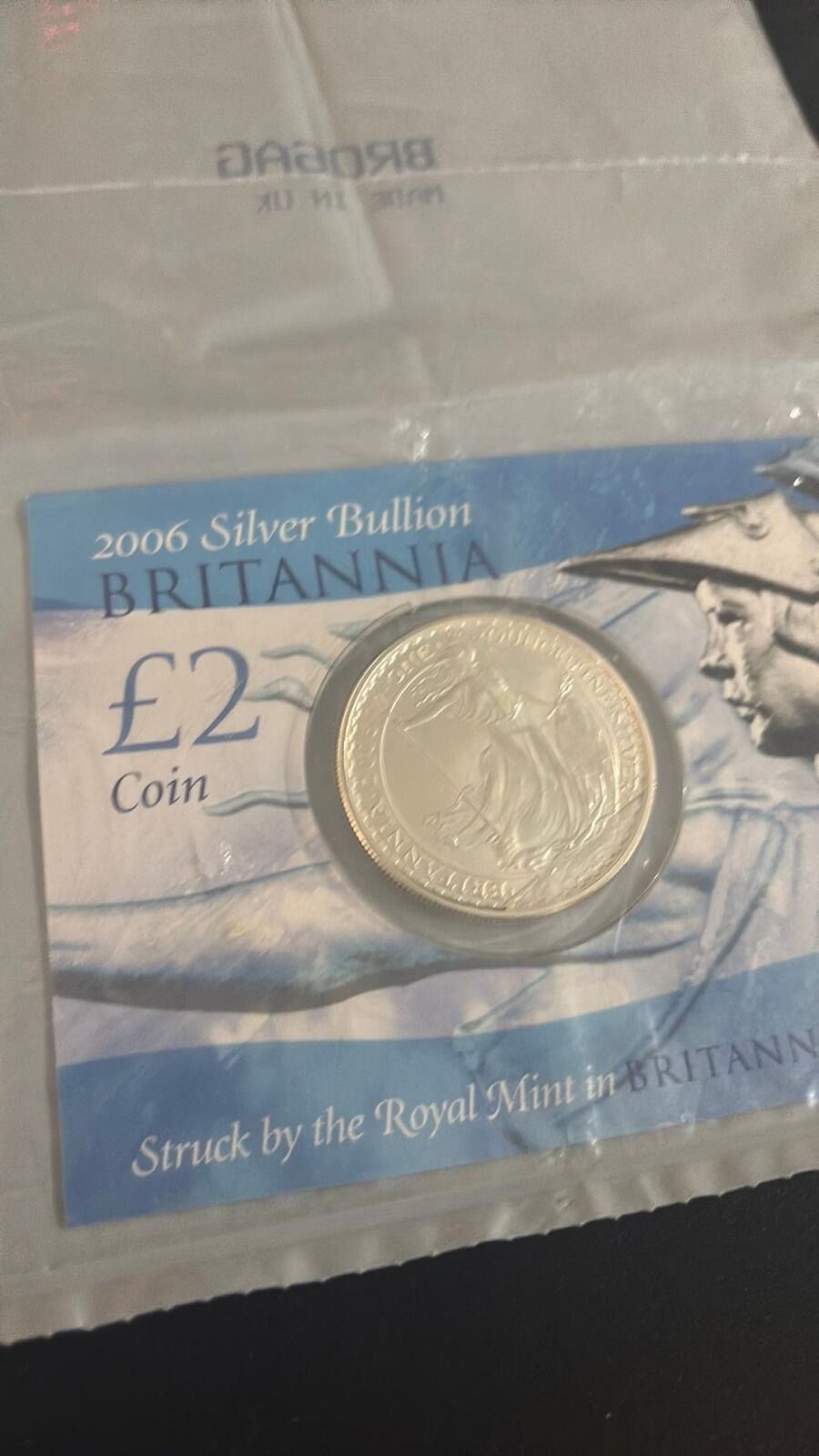 OMP - 2006 Royal Mint Silver Britannia £2 Coin 1 oz