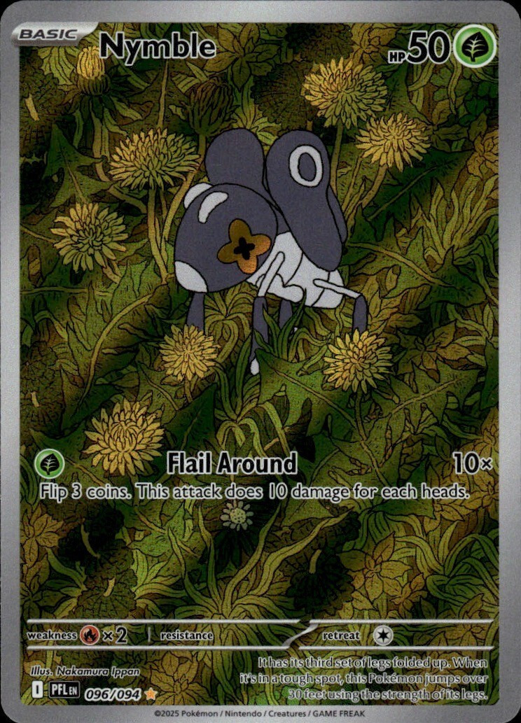 Nymble Holo Illustration Rare ME02: Phantasmal Flames 096/094 NM