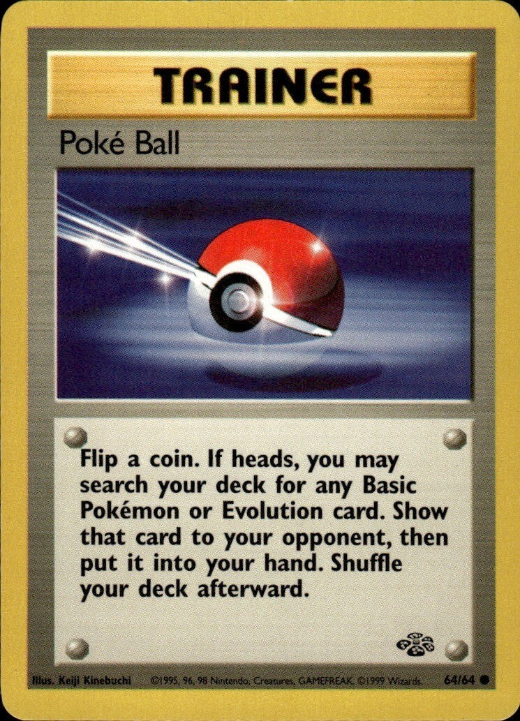 Poke Ball Unlimited Common Jungle 64/64 NM