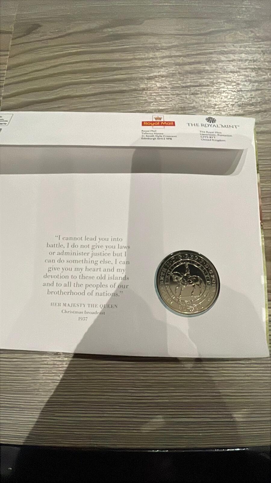 Royal Mint Her Majesty The Queen's Platinum Jubilee 2022 Coin and Stamp Set