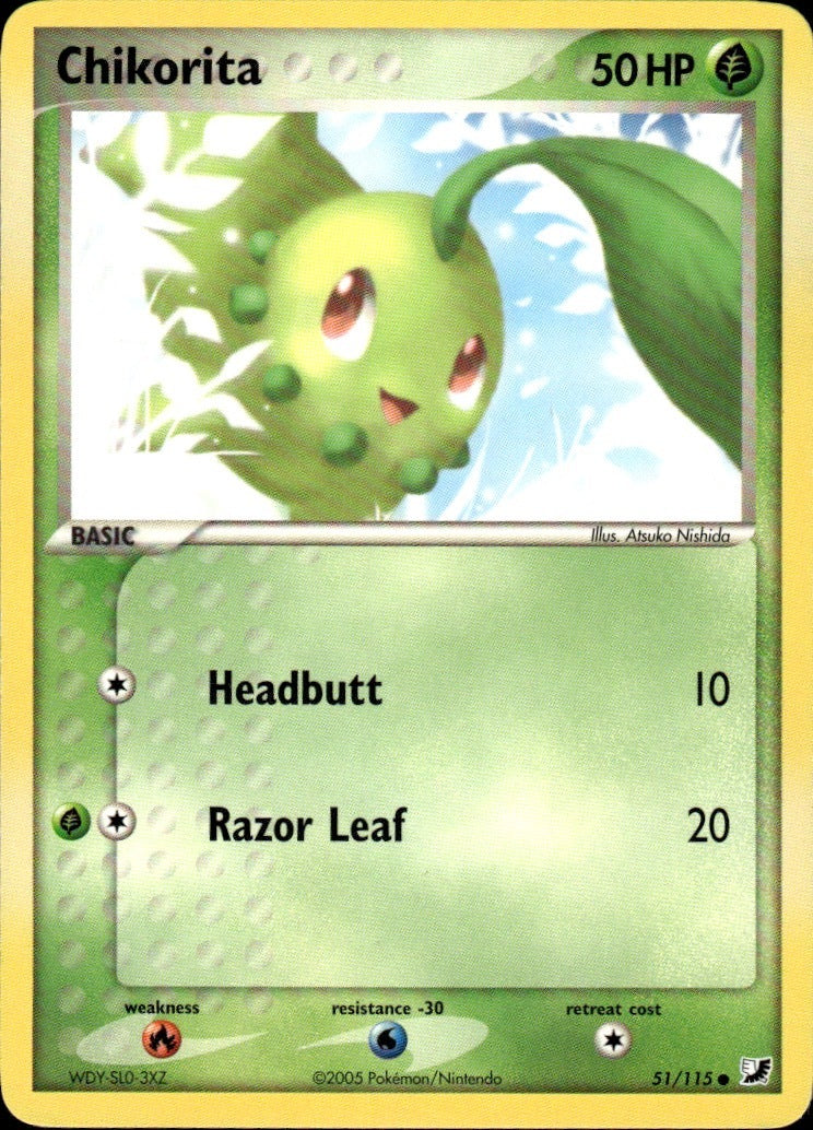Chikorita Common Unseen Forces 51/115 NM