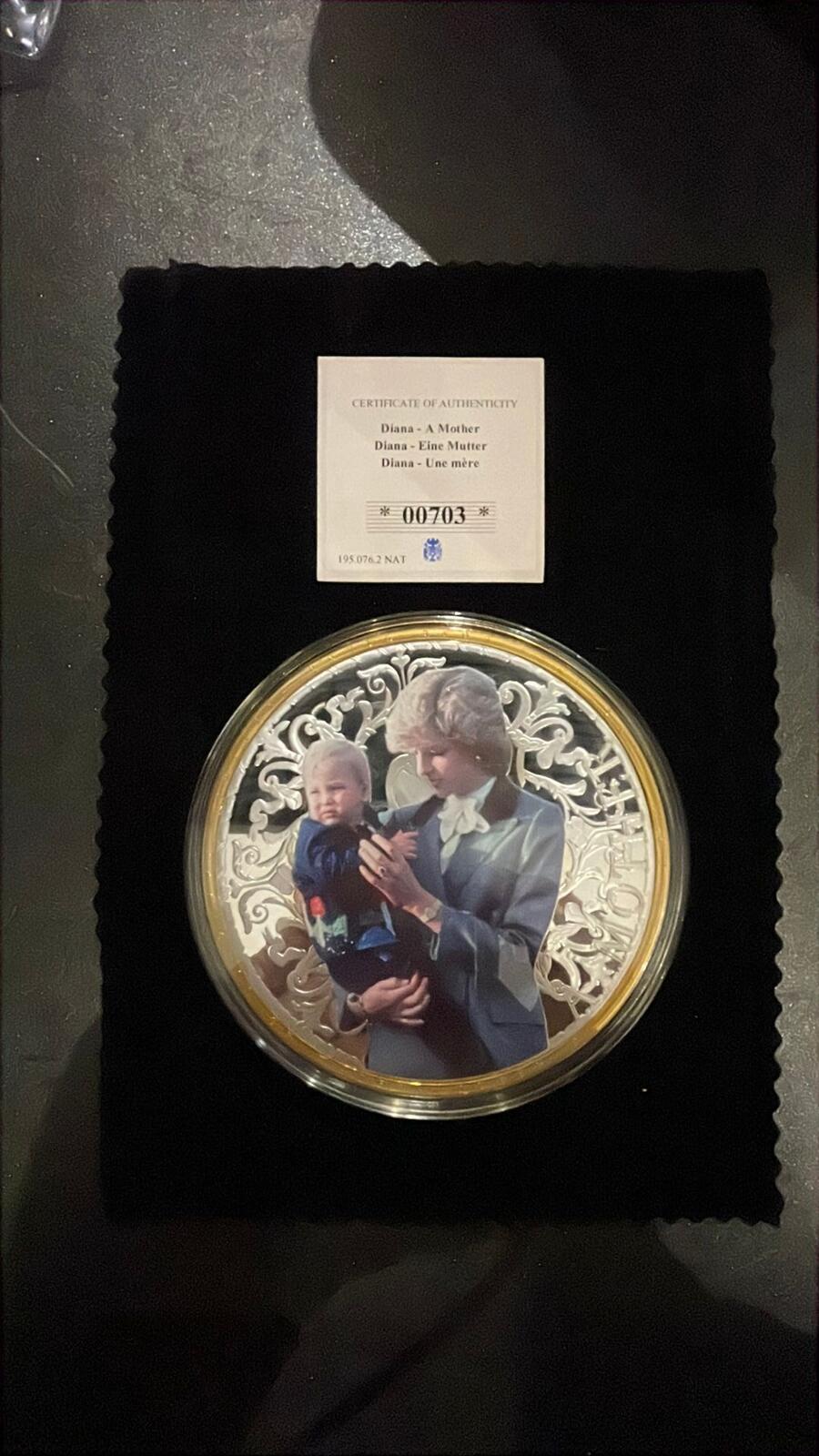 Diana A Mother Silver Proof Coin 2016