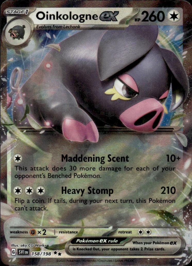 Oinkologne ex - Holo Double Rare SV01: Scarlet & Violet Base Set 158/198 NM