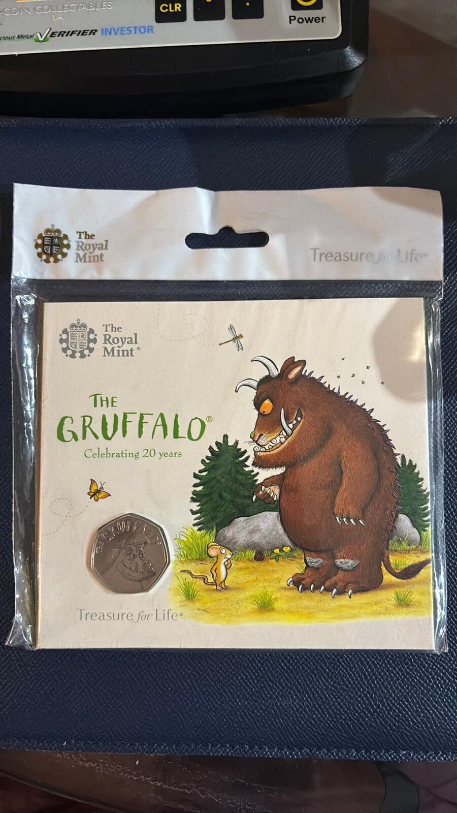 The Royal Mint The Gruffalo 50p Coin Celebrating 20 Years