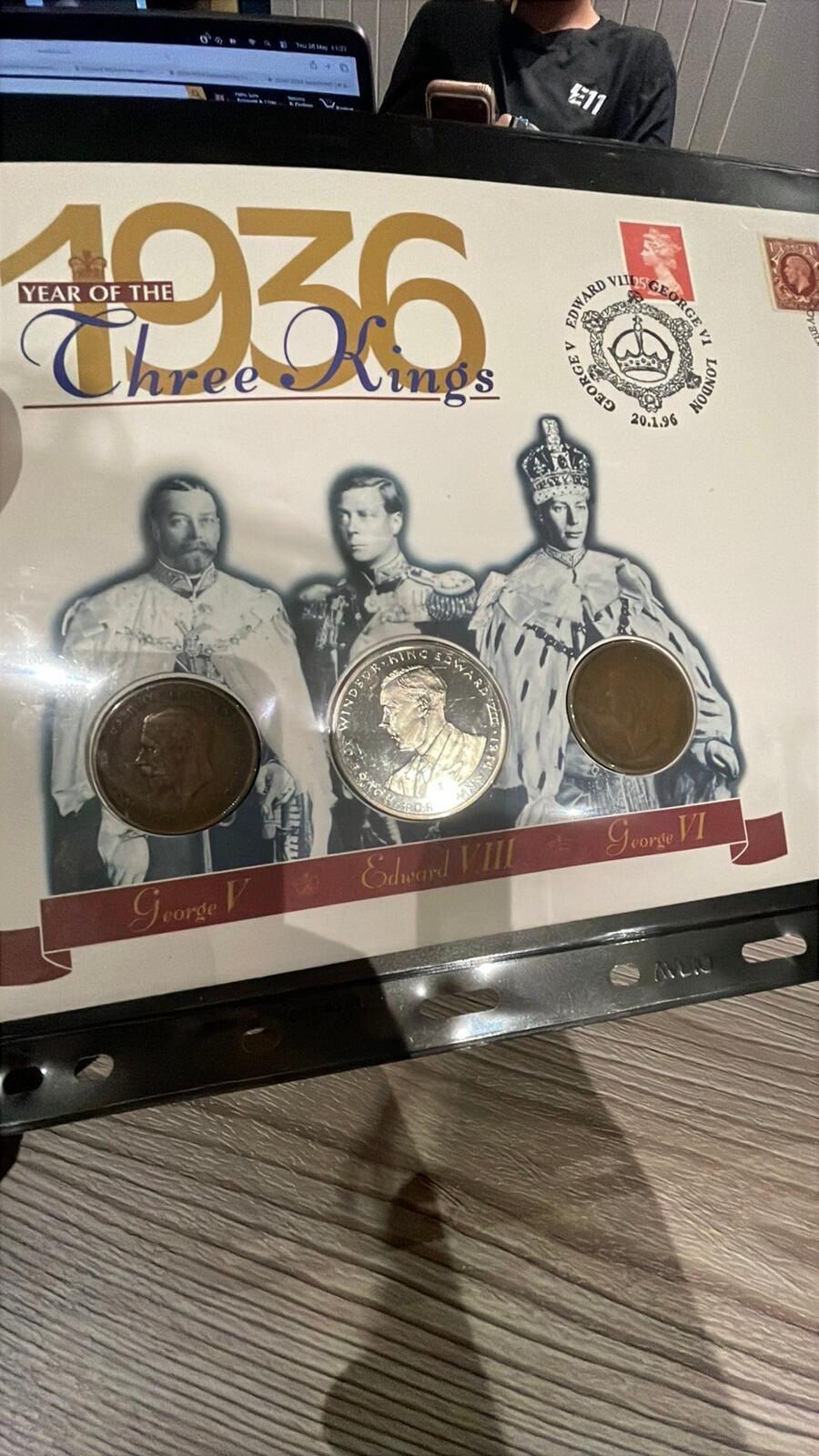 1936 Year of the Three Kings Commemorative Coin Cover
