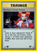 Rocket's Sneak Attack (16) Unlimited Holo Holo Rare Team Rocket 16/82 HP