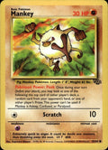 Mankey Unlimited Common Jungle 55/64 NM