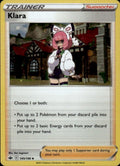 Klara Reverse Holo Uncommon 2SWSH06: Chilling Reign 145/198 NM