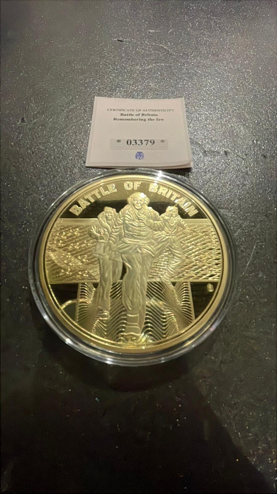 Battle of Britain 2020 Gold-Plated Proof Commemorative Coin