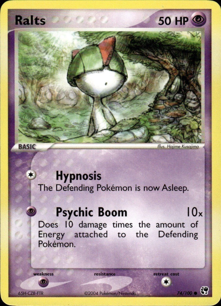 Ralts Common EX Battle Stadium 74 NM
