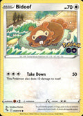 Bidoof Common Pokemon GO 059/078 NM