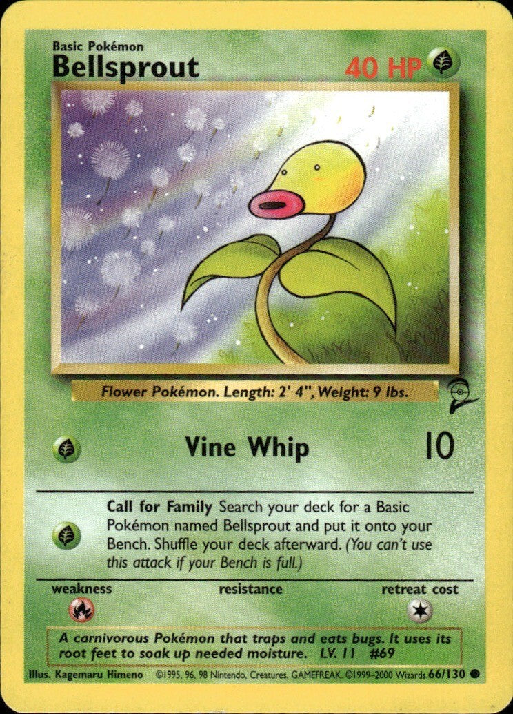 Bellsprout Common Base Set 2 066/130 NM