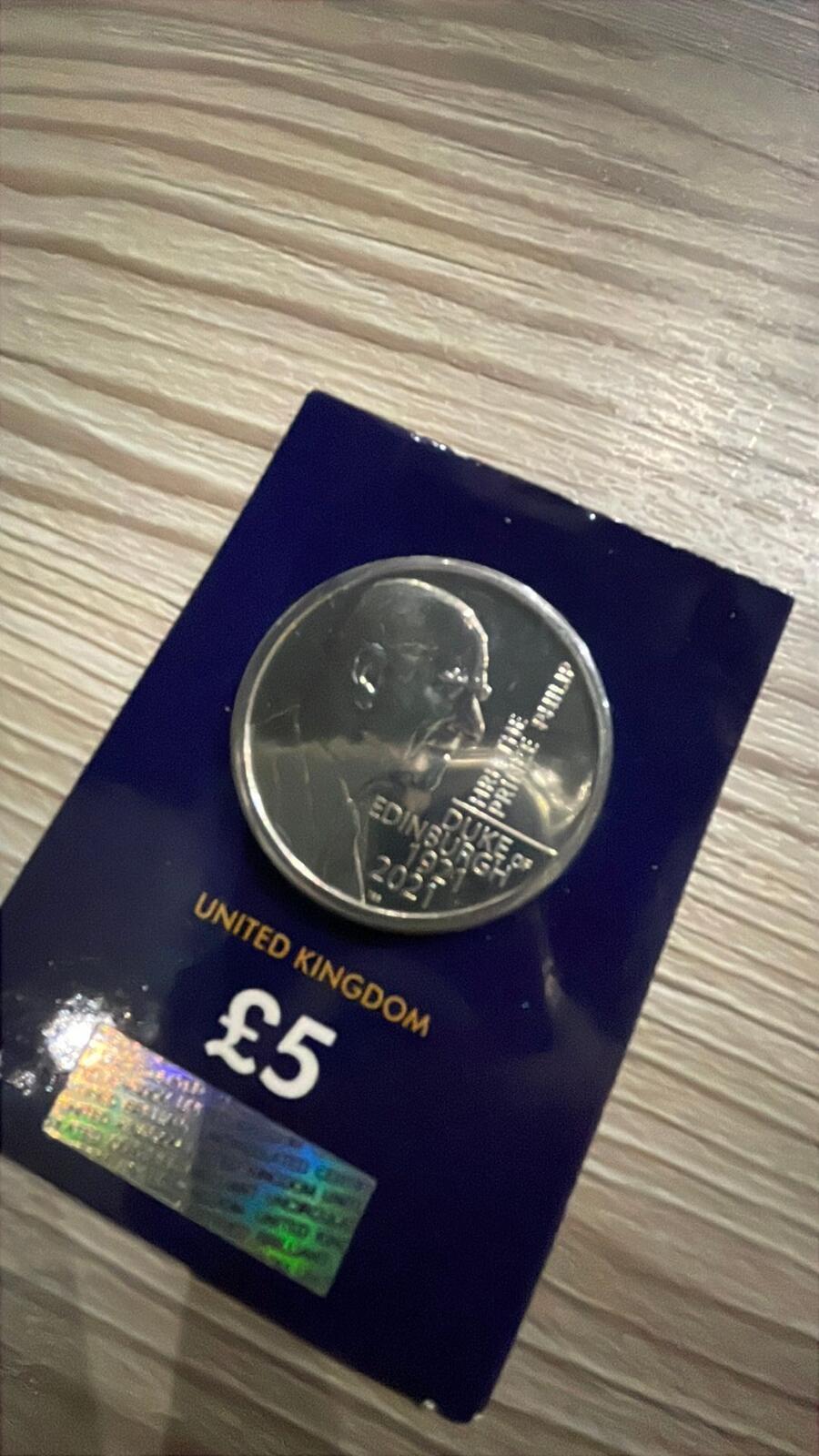 United Kingdom 2021 £5 Duke of Edinburgh Commemorative Coin