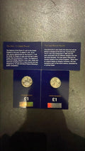 2016 UK £1 Coins The New 12-Sided Pound & The Last Round Pound