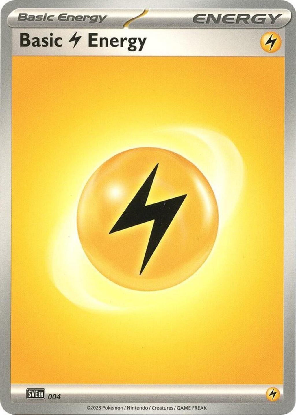 Basic Lightning Energy Common SVE: Scarlet & Violet Energies 004 NM