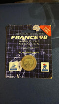 France 98 World Cup Official Licensed 22 ct Gold Plated Medallion