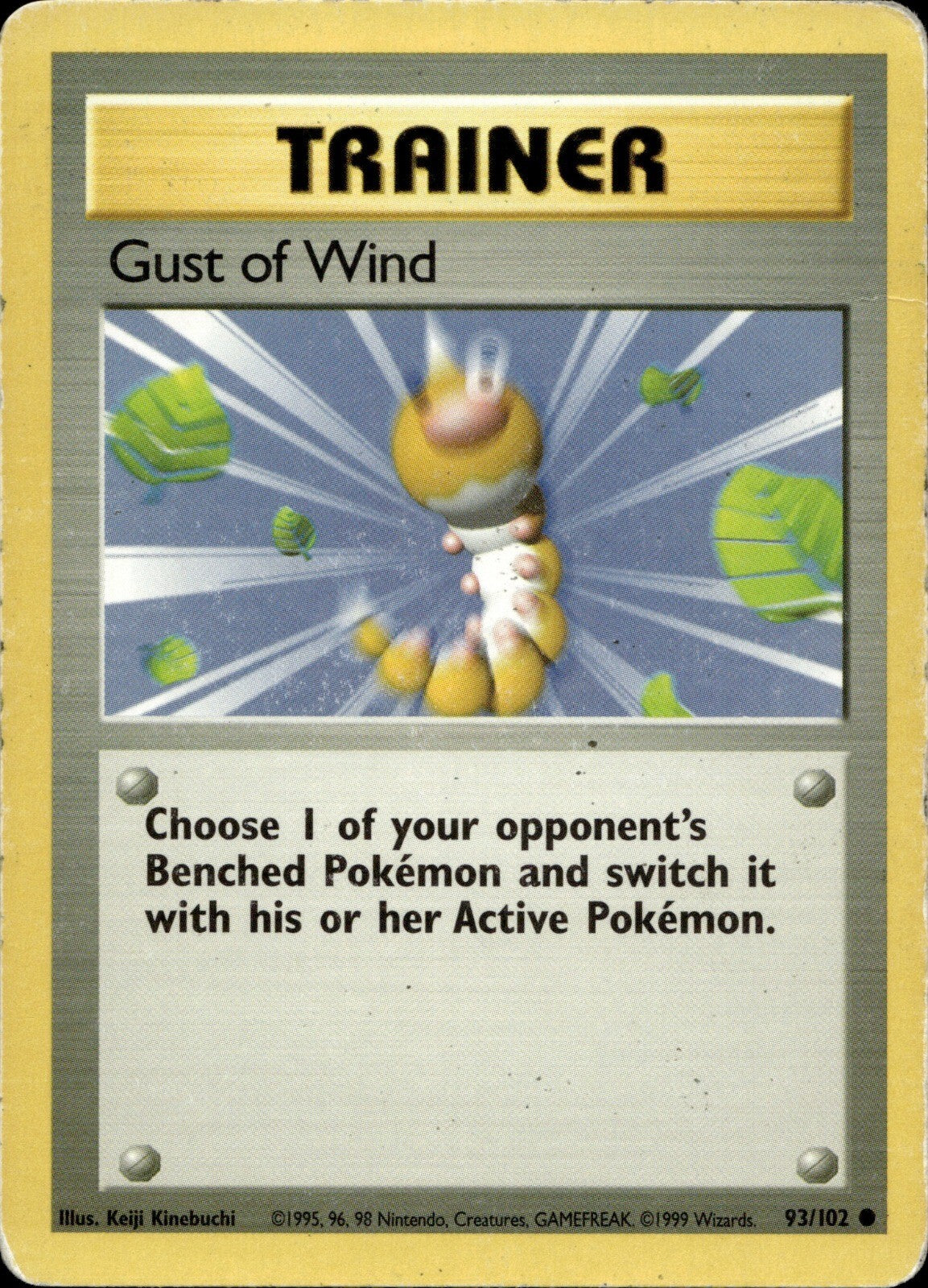 Gust of Wind Common Base Set 093/102 NM