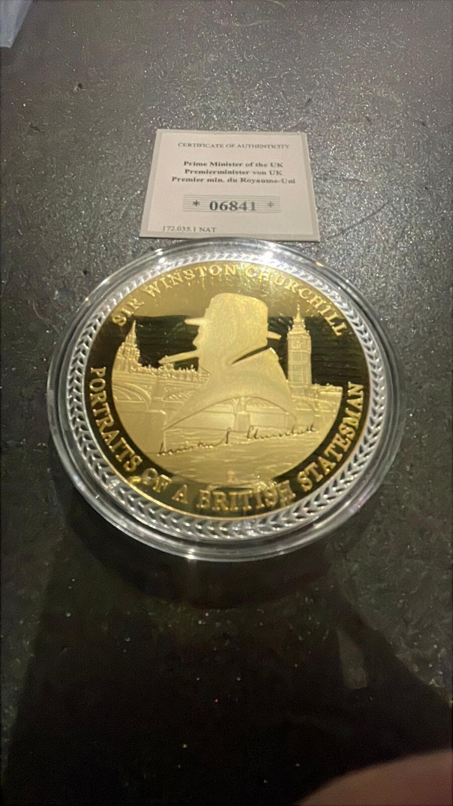 Copper Proof Coin 2020 Prime Minister of the UK Winston Churchill