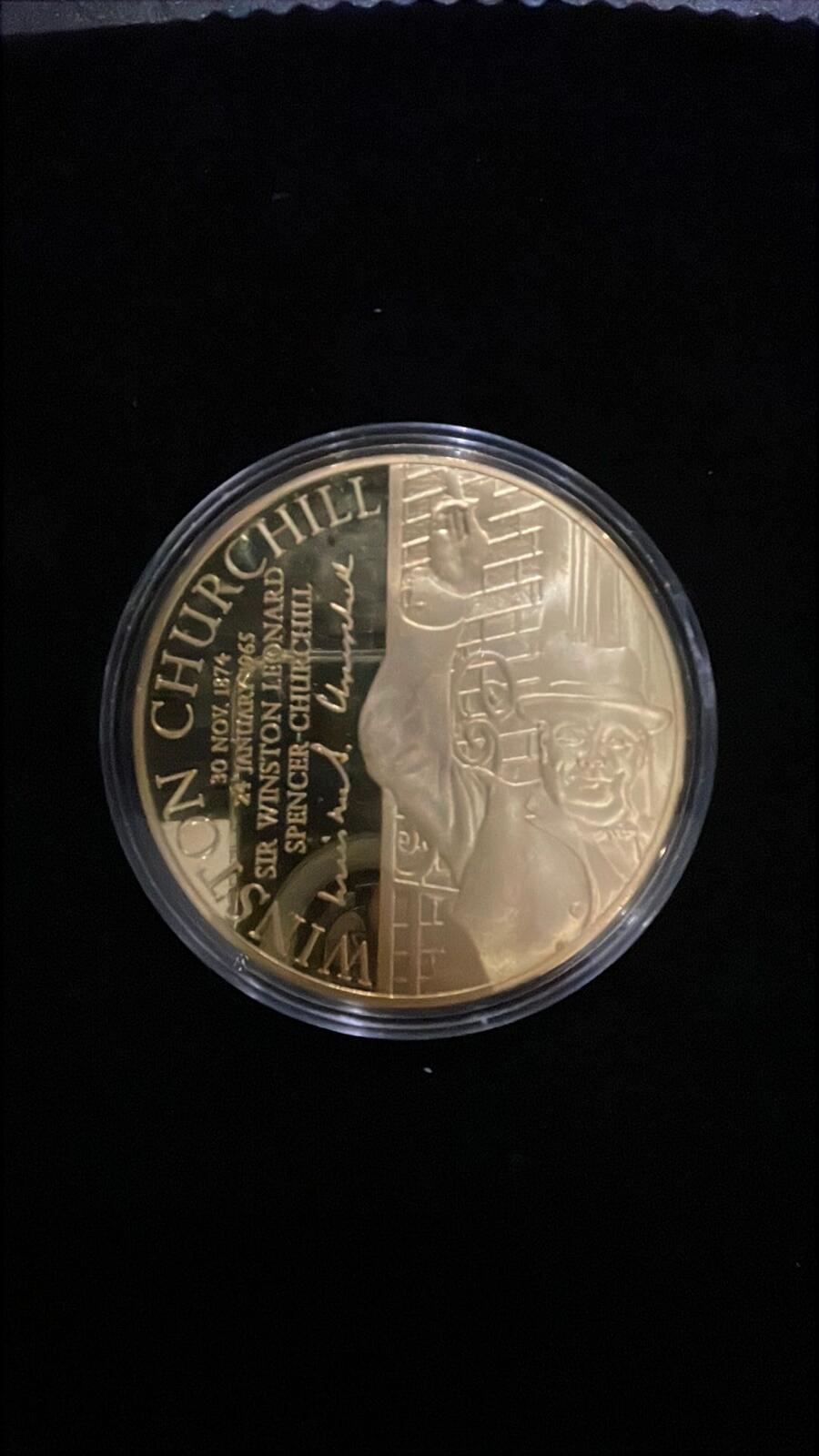 Winston Churchill Commemorative Proof Coin 2014