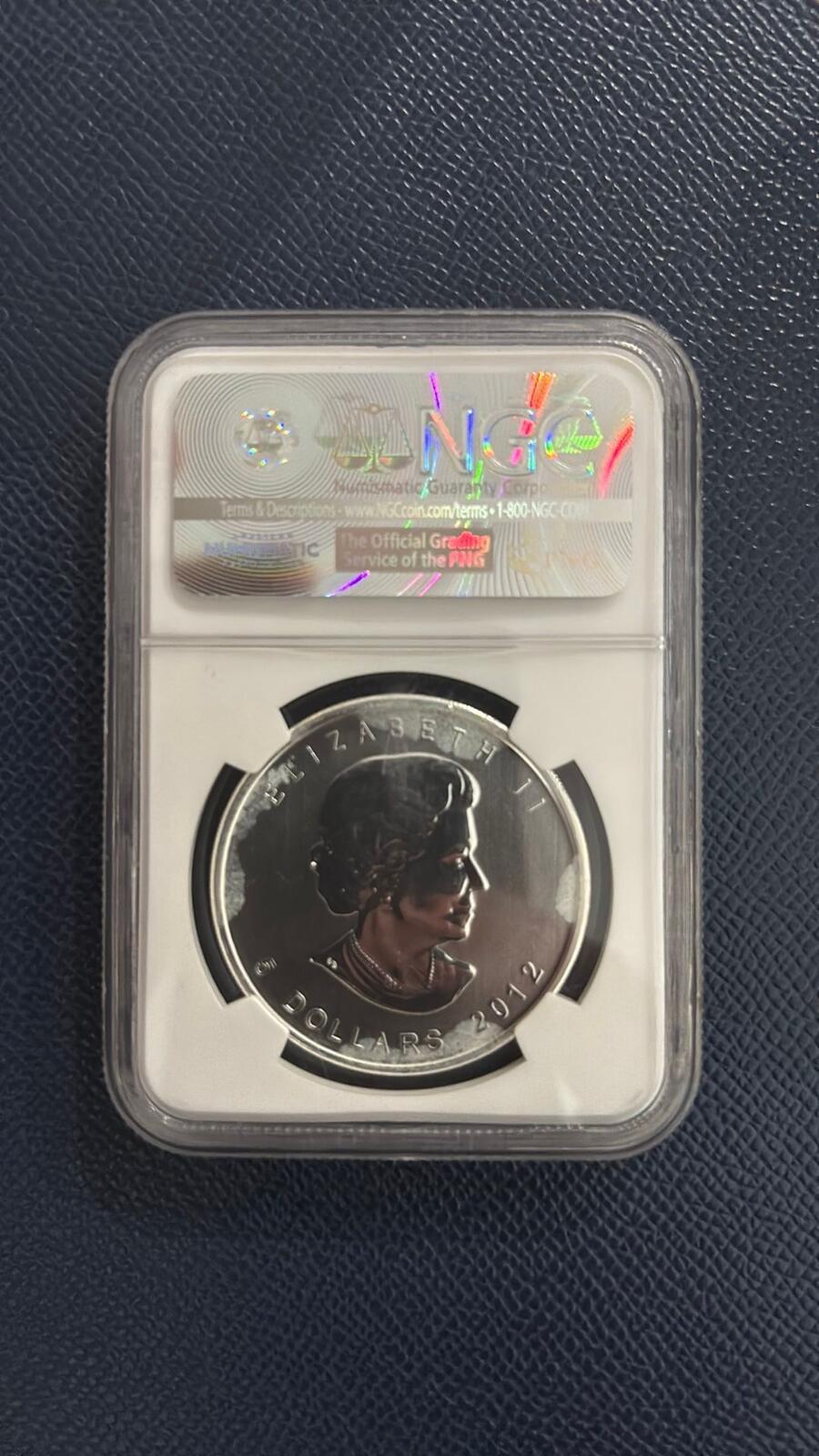 2012 Canada Moose 1 oz Silver Coin NGC MS 69