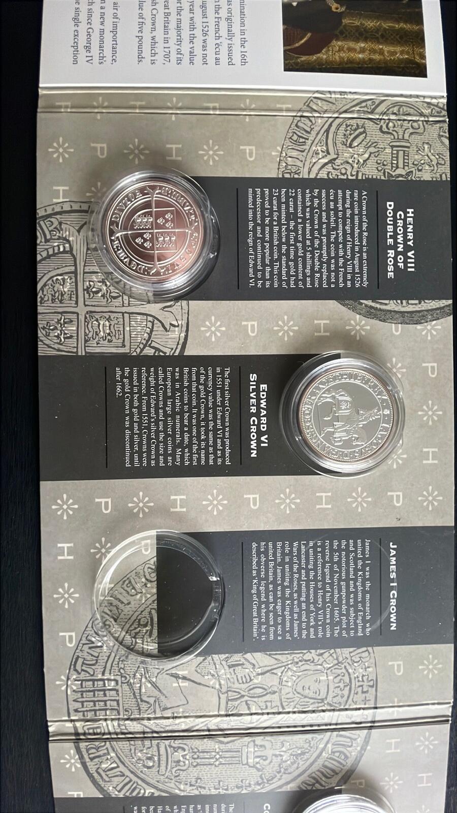 Heritage Proof Historic Crown Collection Silver Coins