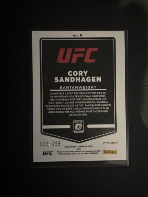 Cory Sandhagen Red Donruss Optic UFC - Red 8 NM