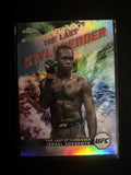 Israel Adesanya AKA Refractor Topps Chrome UFC - AKA Refractor AKA-6 NM