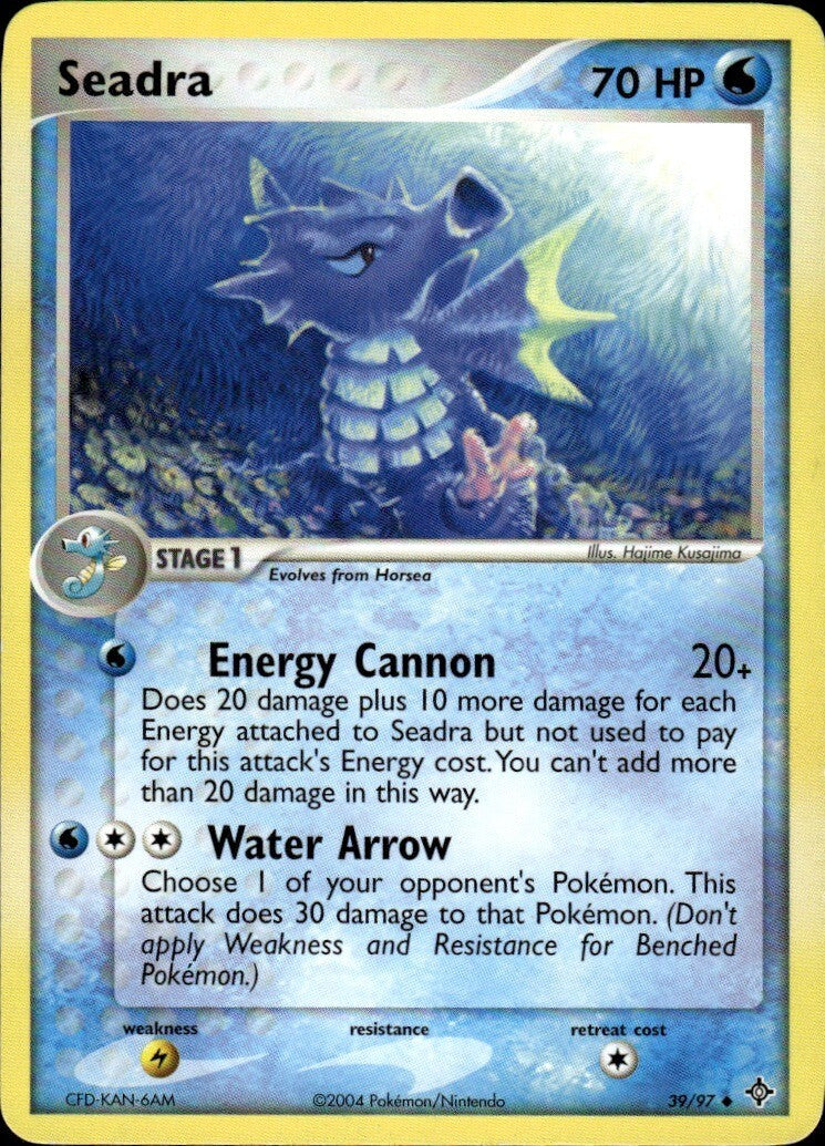 Seadra Uncommon EX Battle Stadium 39 NM