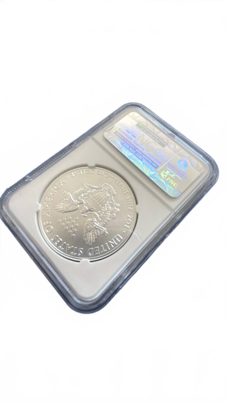 2012 U.S. Mint Silver Eagle MS70 NGC Early Releases Bullion Coin