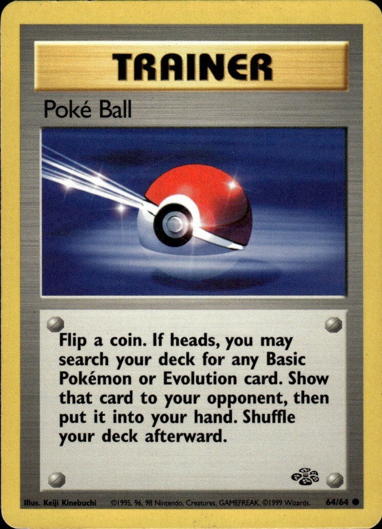 Poke Ball Unlimited Common Jungle 64/64 NM