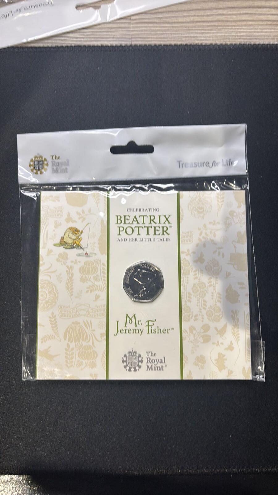 The Royal Mint Mr. Jeremy Fisher Commemorative 50p Coin